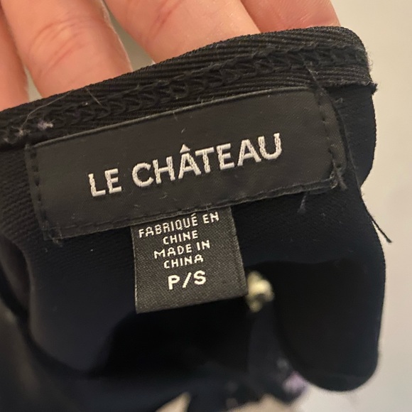 Black Bandage Dress With Lace Detail - Picture 6 of 6